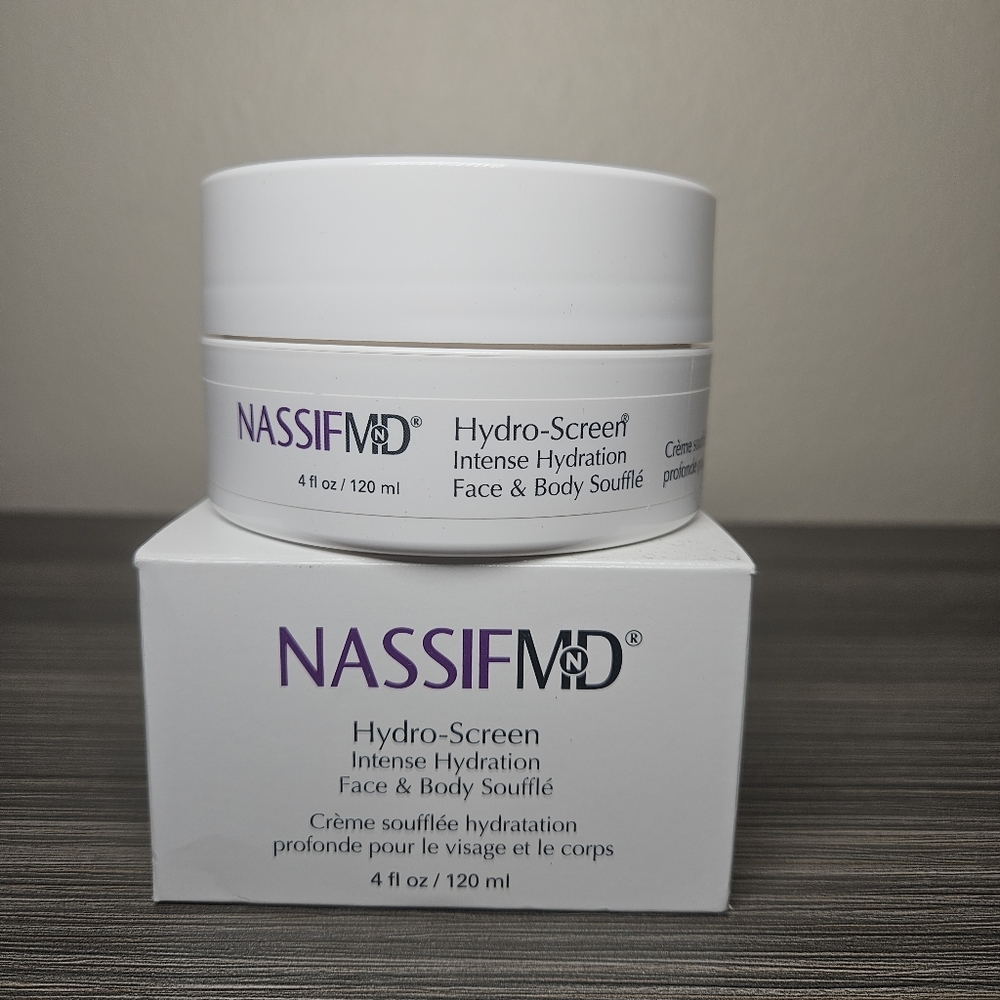 Nassif MD Hydro Screen Intense Hydration Face & Body Souffle 4oz new
